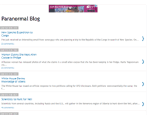 Tablet Screenshot of blog.paranormal-encyclopedia.com